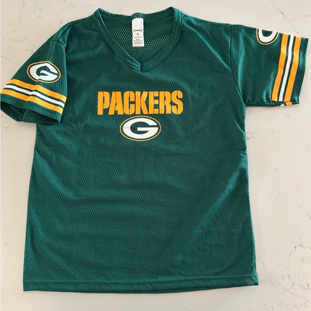 Youth Size Green Bay Packers Football Jersey